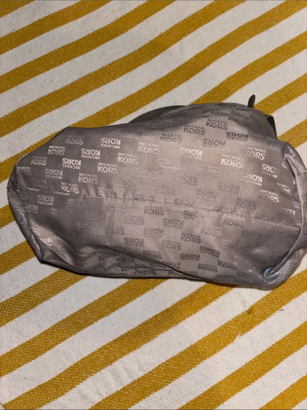 Michael Kors Taupe Leather Hobo Shoulder Bag